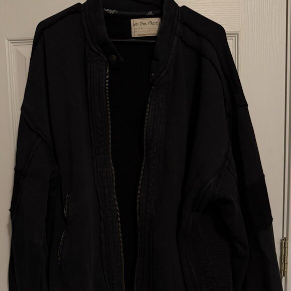 Free People Jackets & Blazers - We The Free Thick Womens Black Jacket Size XXL